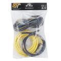 Bassface GT-PK4 - zestaw przewodów CCA do montażu wzmacniacza, przekrój 18mm2 (4AWG)
